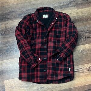 Women’s Red & Black Plaid Jacket